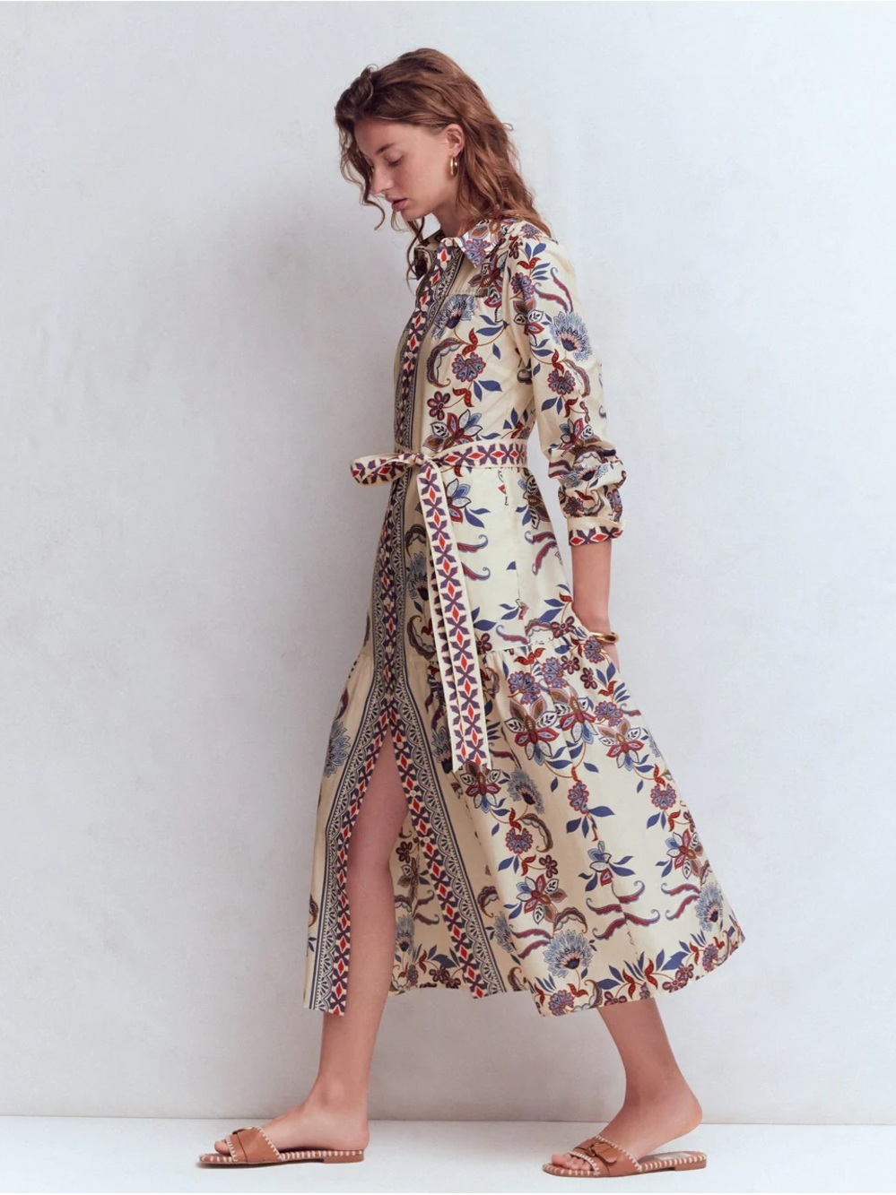 Ellie Cotton Maxi Shirt Dress - Picture 4 of 10